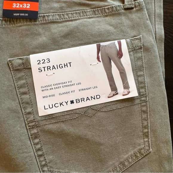 Lucky Brand Straight Fit‎ Five Pocket Pant 32” inseam - Picture 5 of 9